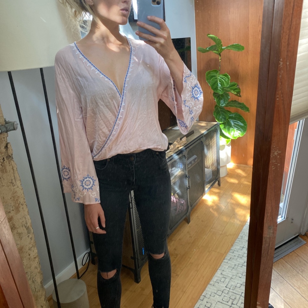 Lulus wrap top